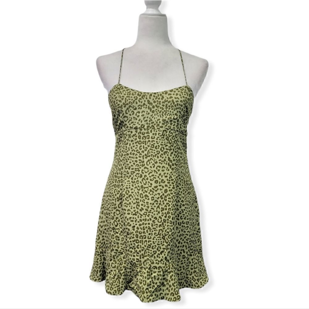 Zara animal print dress 